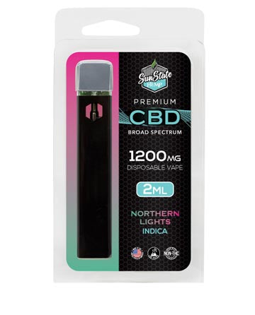 CBD DISPOSABLE VAPE 2ML 1200MG