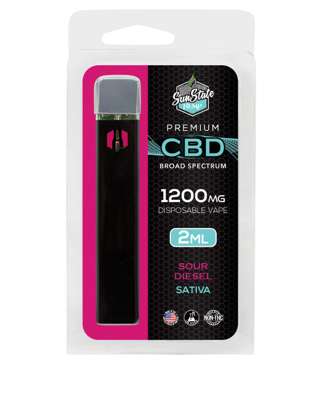 CBD DISPOSABLE VAPE 2ML 1200MG