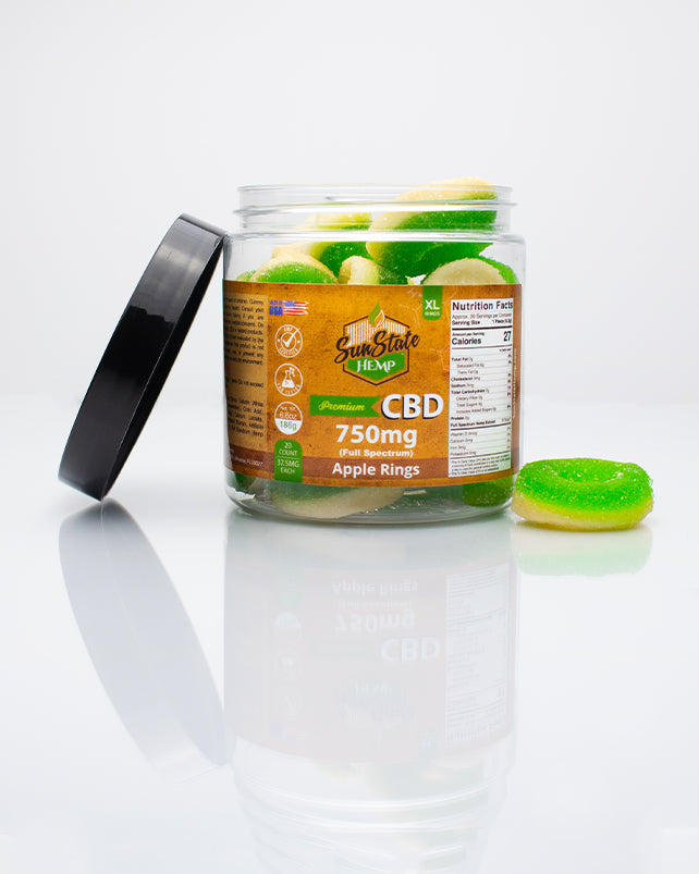 CBD FULL SPECTRUM GUMMY APPLE RINGS