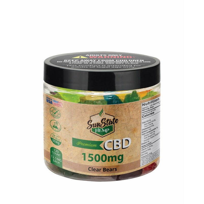 CBD GUMMY TRADITIONAL CLEAR BEARS