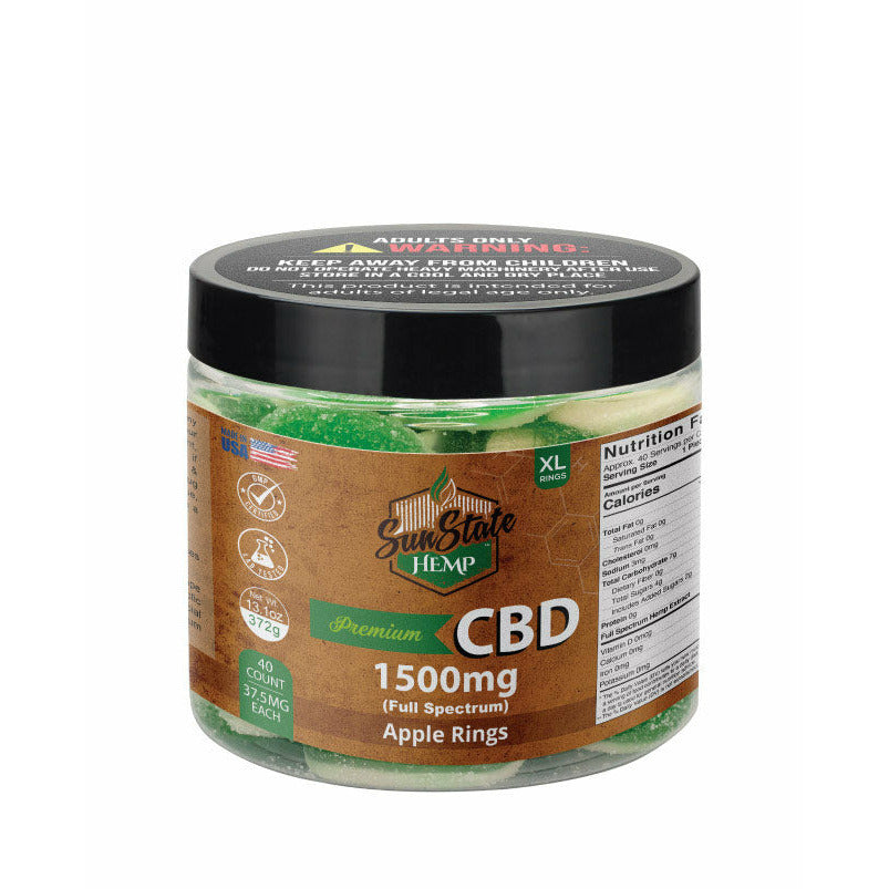 CBD FULL SPECTRUM GUMMY APPLE RINGS