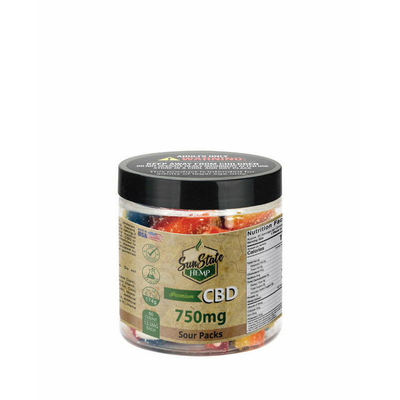CBD GUMMY TRADITIONAL SOUR PACKS