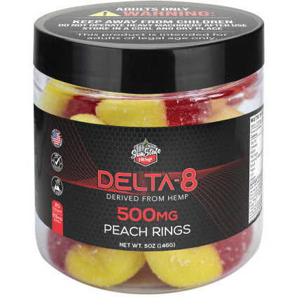 DELTA 8 LEGACY GUMMY PEACH RINGS
