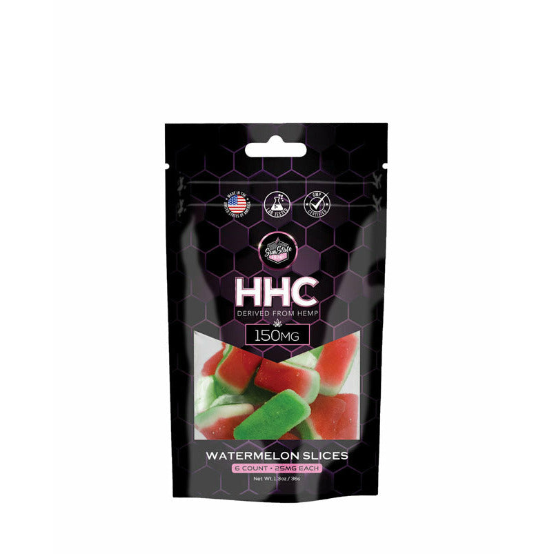 HHC GUMMY WATERMELON SLICES GRAB N' GO BAG