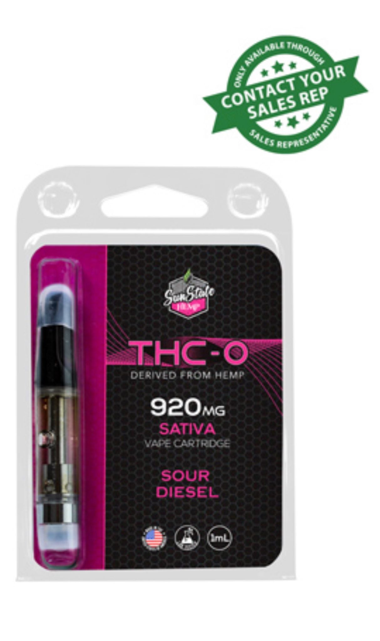 THC-O CARTRIDGES 1ML 920MG