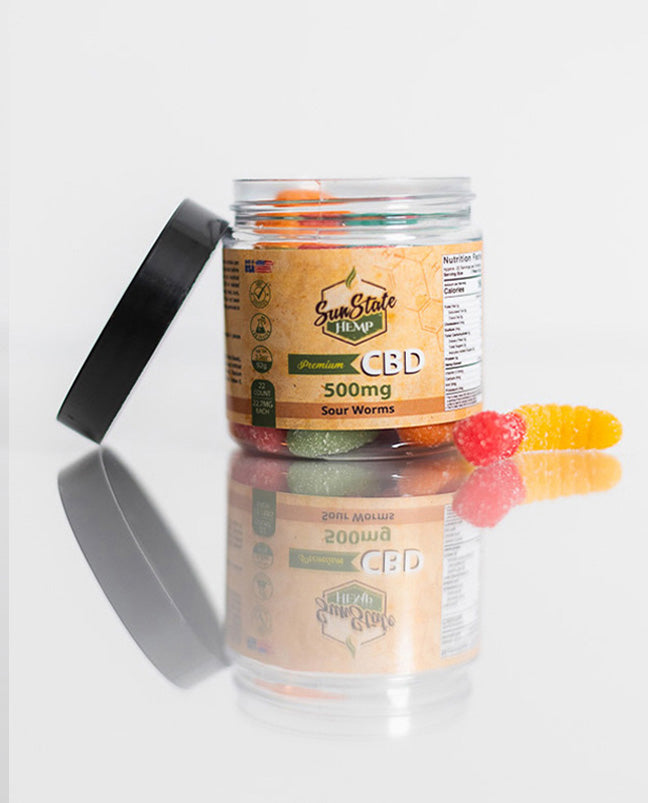 CBD GUMMY TRADITIONAL SOUR WORMS