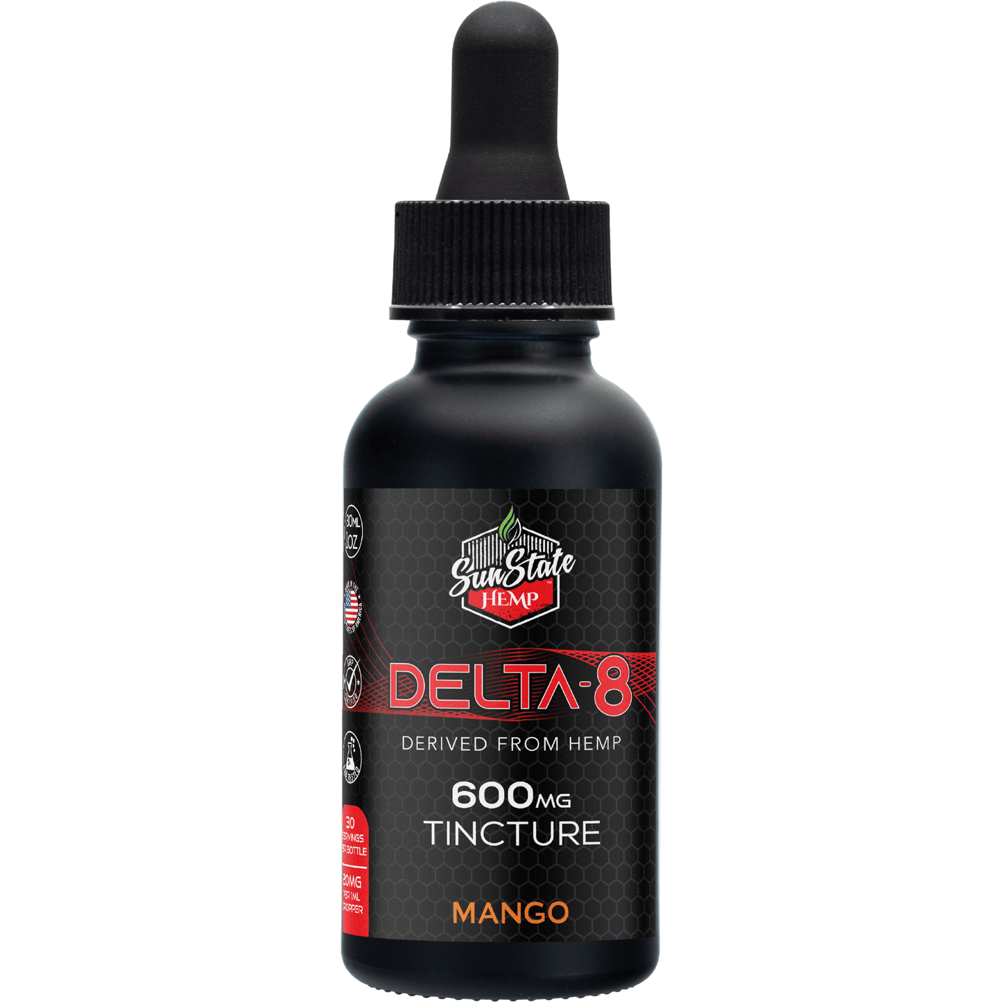 DELTA 8 MCT OIL TINCTURE MANGO 30ML 600MG