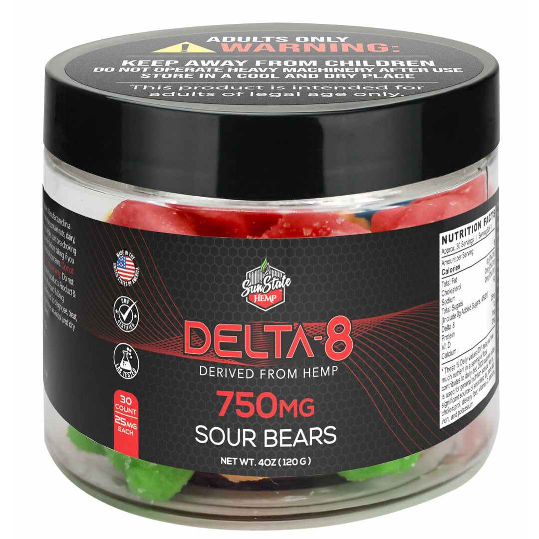 DELTA 8 LEGACY GUMMY SOUR BEARS