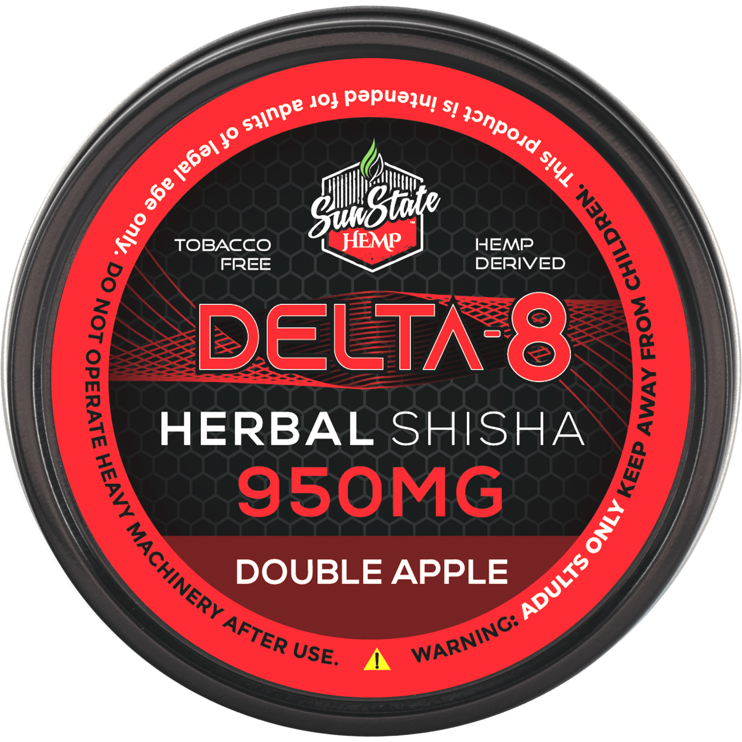 DELTA 8 SHISHA DOUBLE APPLE 950MG