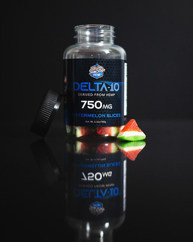 DELTA 10 GUMMY WATERMELON SLICES 30CT 750MG