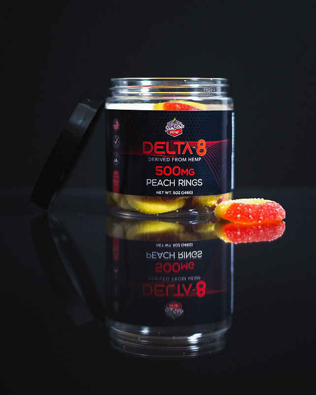 DELTA 8 LEGACY GUMMY PEACH RINGS