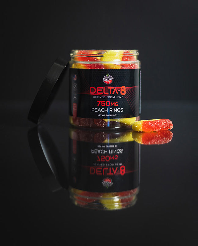 DELTA 8 LEGACY GUMMY PEACH RINGS
