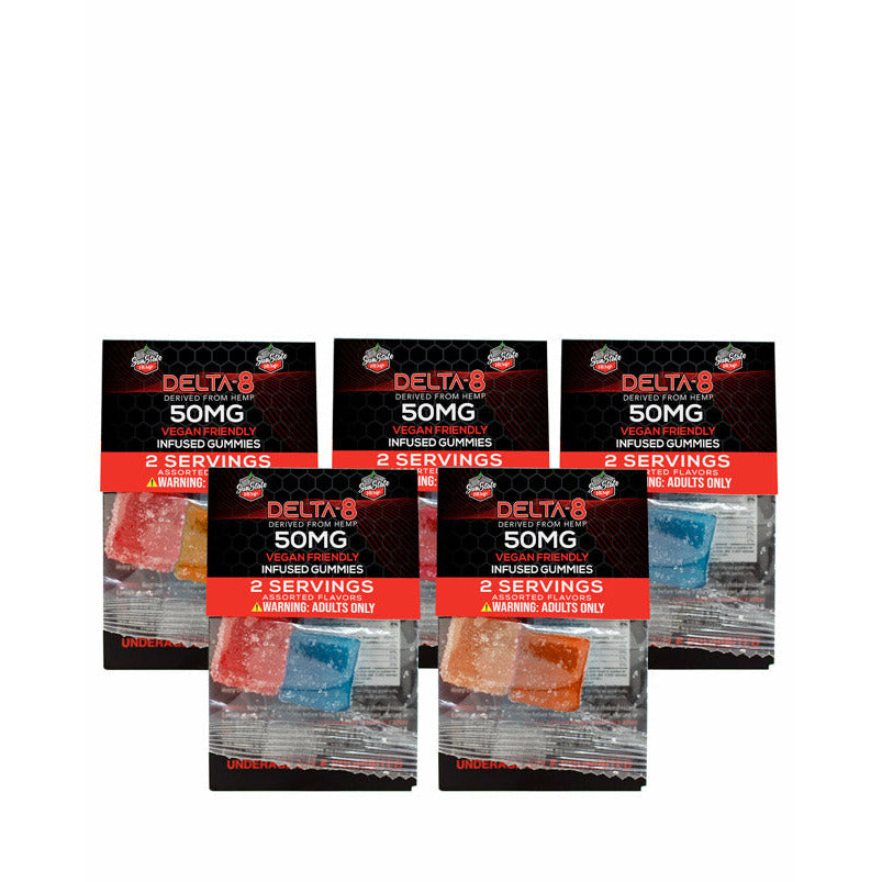 DELTA 8 INFUSED GUMMIES GRAB N' GO BAG 50MG