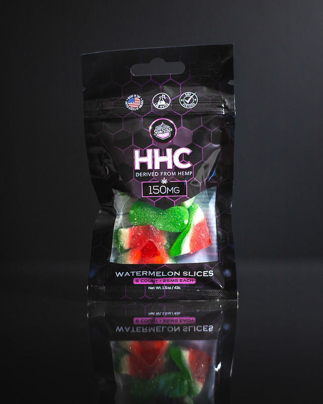 HHC GUMMY WATERMELON SLICES GRAB N' GO BAG