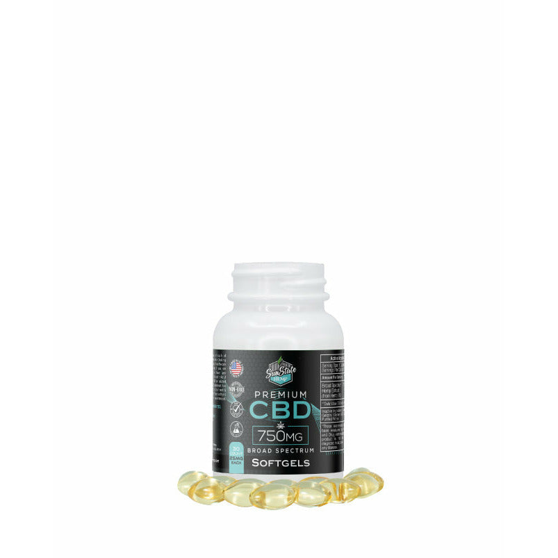 CBD BROAD SPECTRUM SOFTGELS 30PCS 750MG