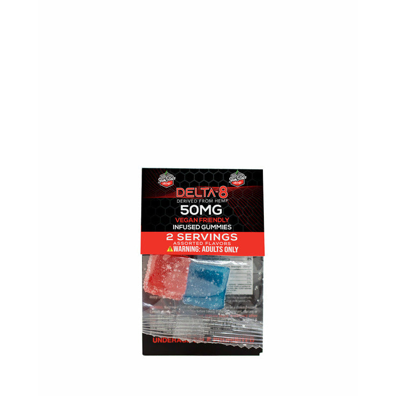DELTA 8 INFUSED GUMMIES GRAB N' GO BAG 50MG