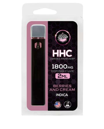 HHC DISPOSABLE VAPE 2ML 1800MG