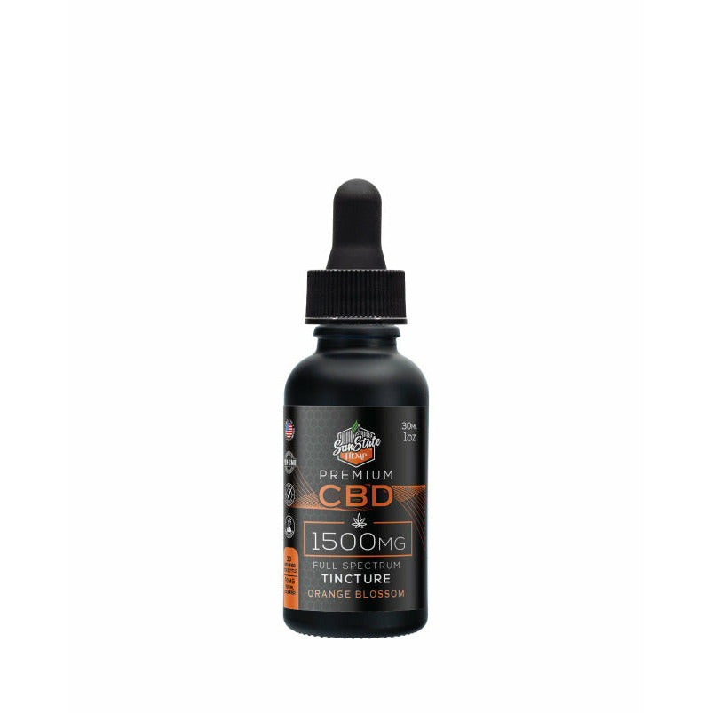 CBD FULL SPECTRUM HEMPSEED OIL TINCTURE ORANGE BLOSSOM 30ML