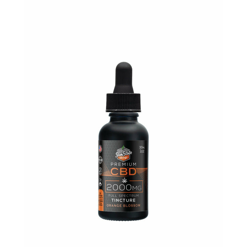 CBD FULL SPECTRUM HEMPSEED OIL TINCTURE ORANGE BLOSSOM 30ML