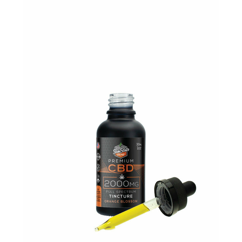 CBD FULL SPECTRUM HEMPSEED OIL TINCTURE ORANGE BLOSSOM 30ML