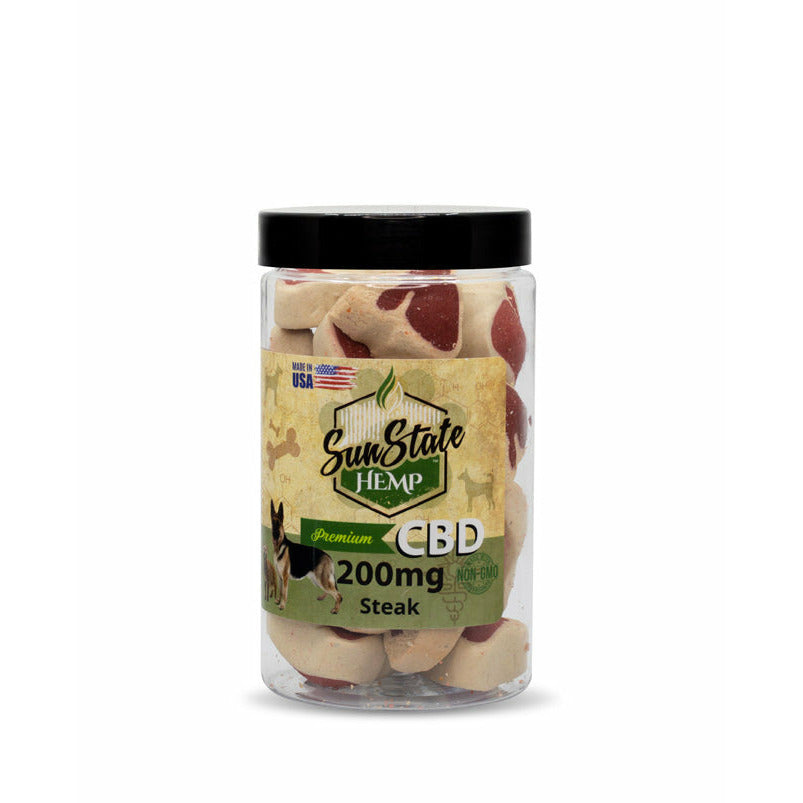 CBD PET TREATS STEAK 12OZ