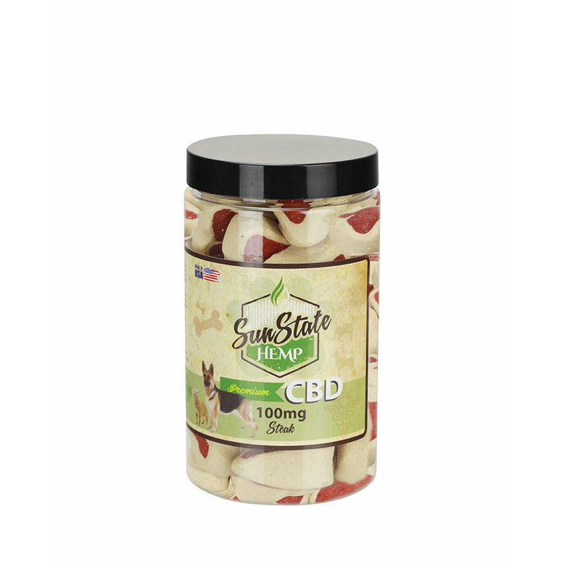 CBD PET TREATS STEAK 12OZ