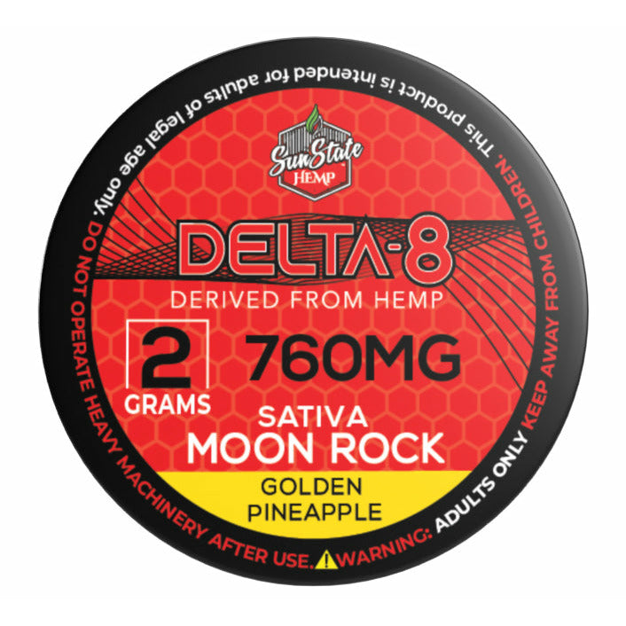 DELTA 8 MOONROCK -SATIVA- GOLDEN PINEAPPLE 2G 760MG