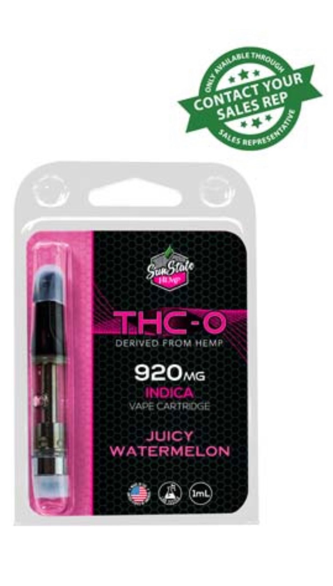 THC-O CARTRIDGES 1ML 920MG