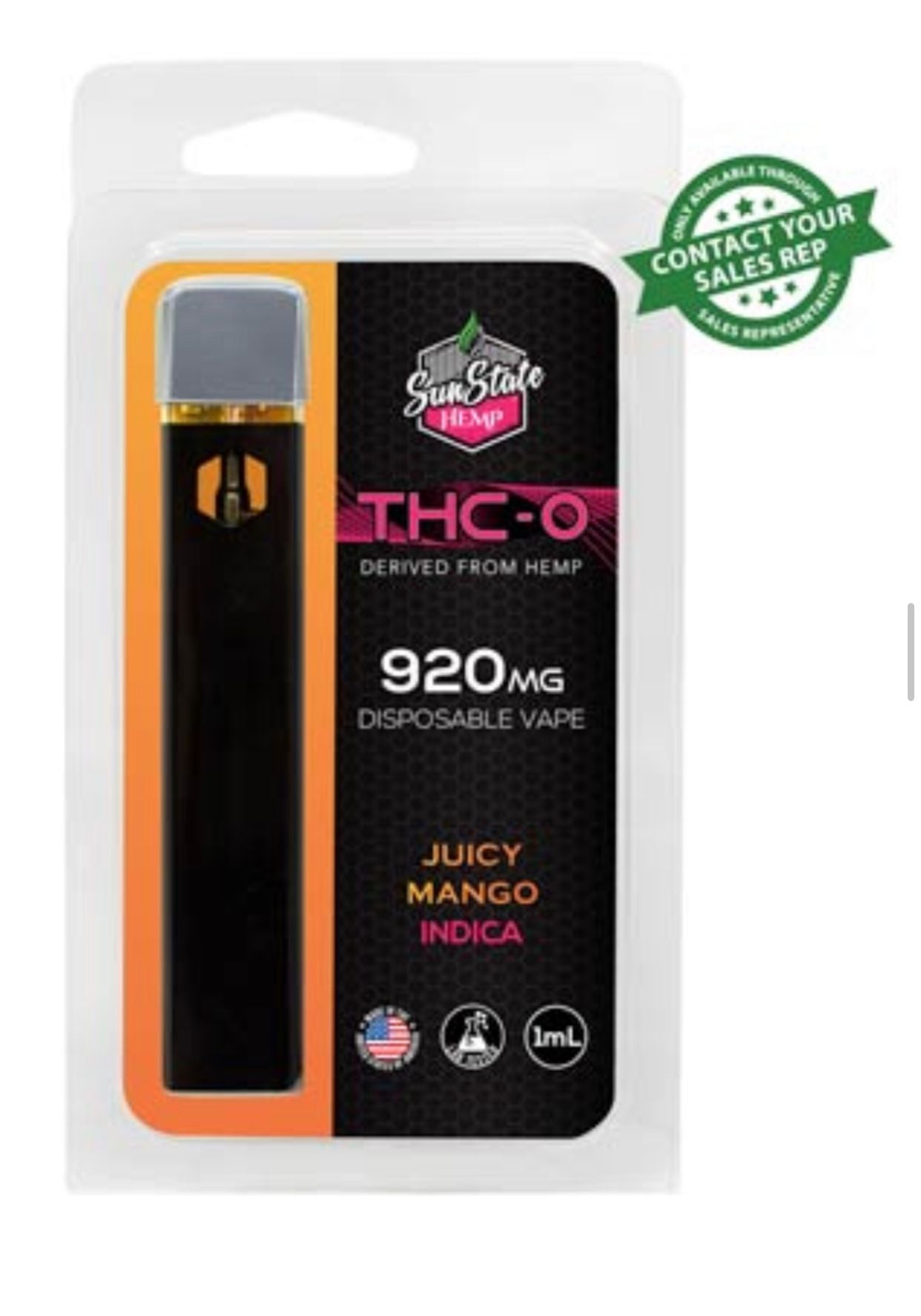 THC-O DISPOSABLE VAPE 1ML 920MG