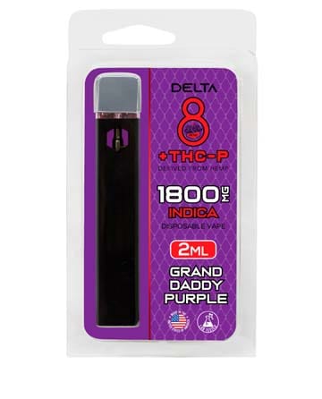 DELTA 8+THC-P DISPOSABLE VAPE 2ML 1800MG