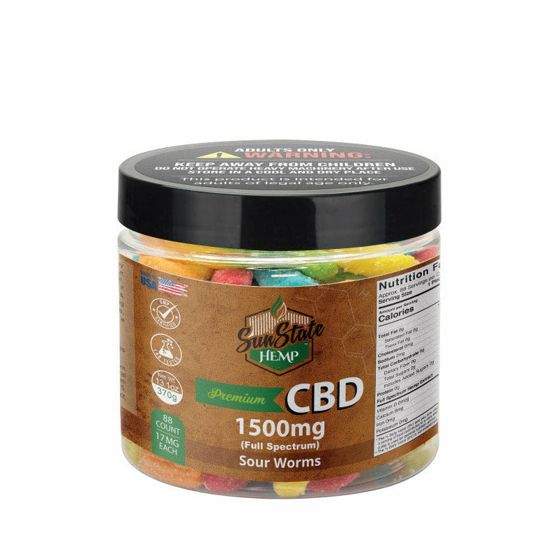 CBD FULL SPECTRUM GUMMY SOUR WORMS