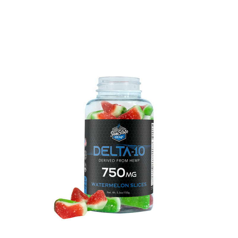 DELTA 10 GUMMY WATERMELON SLICES 30CT 750MG